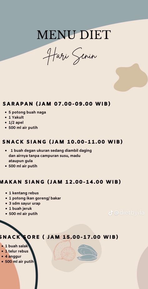 Tips Diet Sehat, Jadwal Diet Sehat, Jadwal Diet, Menu Sehat, Makanan Rendah Kalori, Menu Diet, Resep Diet Sehat, Kiat Diet, Motivasi Diet