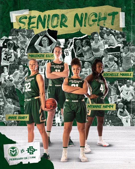 Senior Day Sports Graphics, Sport Banner Design Poster, Senior Night Graphic Design, Sports Photo Collage, Game Day Graphics Design, Senior Night Graphic, Basketball Game Day Graphics, Gameday Sports Graphics, Game Day Graphic Design