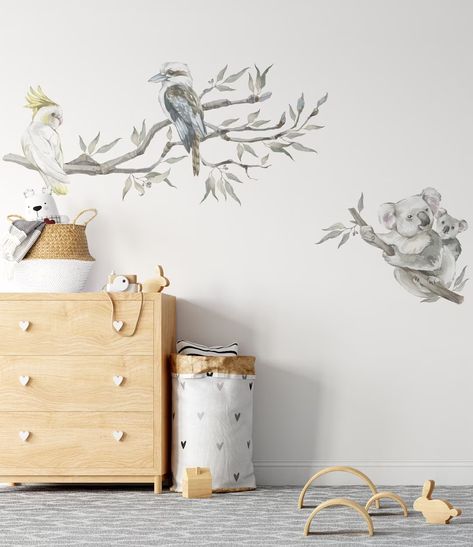 This Wall Decals & Murals item by FABLExFAWN has 87 favorites from Etsy shoppers. Ships from Australia. Listed on 02 Jun, 2023 Australian Animal Nursery, Australian Nursery, Koala Nursery, Baby Decals, Dinosaur Wall Decals, Tree Branch Wall, Rainbow Wall Decal, Gum Tree, Butterfly Wall Decals