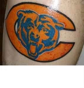 Tags Chicago Bears Tattoos Bear Tattoo Designs If You Are A Fan Of Chicago Bears Nails, Chicago Bears Tattoo, Siblings Tattoo For 3, Bears Tattoo, Bear Tattoo Meaning, Chicago Bears Pictures, Bear Tattoo Designs, Organic Tattoo, Chicago Bears Logo