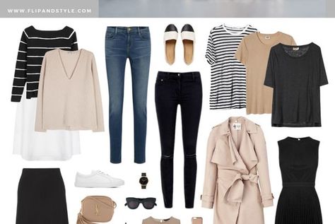 What To Pack | Paris French Wardrobe, Travel Capsule, Travel Capsule Wardrobe, London Outfit, Paris Outfits, Fashion Capsule, Travel Wardrobe, The Eiffel Tower, Parisian Chic