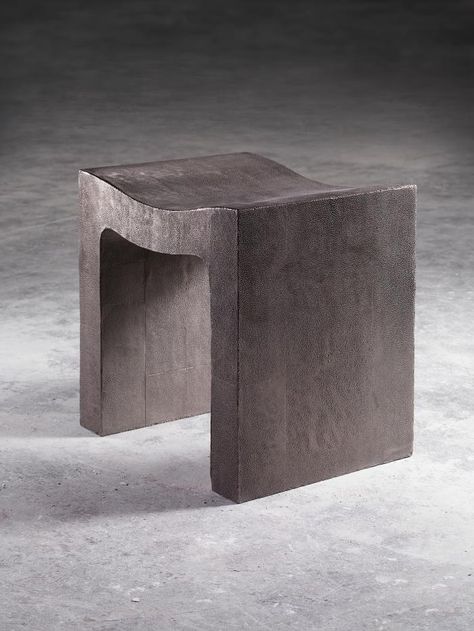 Collaborating with molding and casting specialists Stevensons of Norwich, Mackereth of London-based architecture practice Wells Mackereth   http://www.cast001.com/home Cement Furniture, Concrete Stool, Console Design, Concrete Furniture, Concrete Table, Concrete Crafts, Urban Furniture, Concrete Projects, Cement Crafts