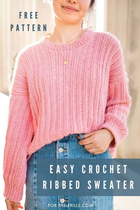 Slip Stitches, Simple Stitches, Crochet Braid Styles, Modern Knitting, Loose Sleeves, Crochet Clothes Patterns, Modern Crochet, Sweater Crochet Pattern, Photo Tutorial