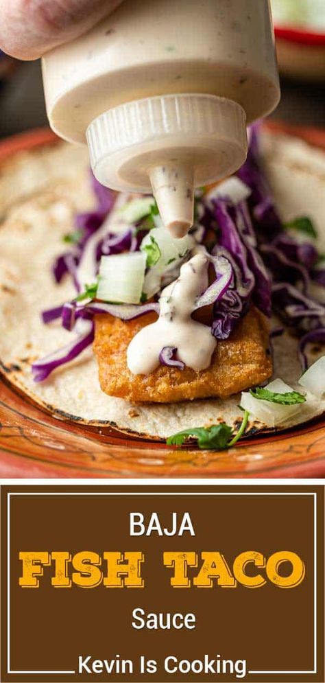 Baja Fish Taco Sauce Recipe, Fish Taco Sauce Easy Mayo, Salsa For Fish Tacos, Salmon Taco Sauce, Healthy Fish Taco Sauce Greek Yogurt, Best Taco Sauce Recipe, Fish Tacos Salsa, Fish Taco Salsa, Baja Fresh Fish Taco Sauce