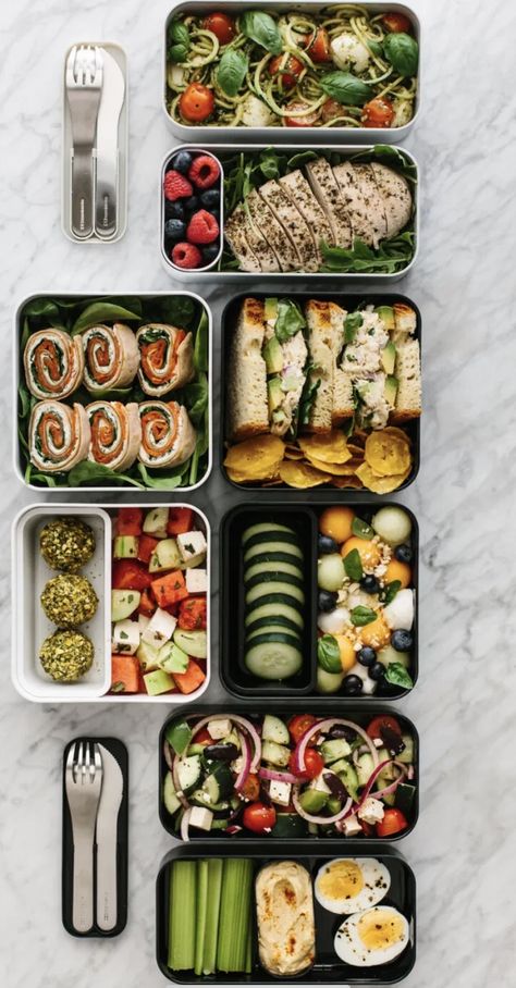 Bagel Bento Box Ideas, Packed Lunch Ideas For Work, Bento Box Lunch Ideas, Box Lunch Ideas, Healthy Bento Lunches, Protein Box, Lunch Ideas For Work, Veggie Meal, Beverage Ideas