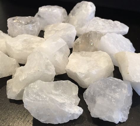 "Raw Quartz Crystal - crystal quartz cluster - raw quartz stone cluster - Healing crystals and stones - raw quartz crown chakra crystals Listing is for 1 raw quartz stone You choose the size: - Small: 1\" - 1.5\" - Large: 1.5\" - 2\" - Slivers: ~1\" in Diameter Quartz is a Storm Element stone related to All the Chakras. Place a Quartz in any room of the house to enhance harmony and cooperation in your home. Crystal radiate energy into the area around them and can also be used to absorb negative Quartz Crown, White Quartzite, Raw Clear Quartz, Quartz Slab, Raw Quartz Crystal, Crystals Stones, Raw Quartz, Minerals And Gemstones, Rocks And Gems