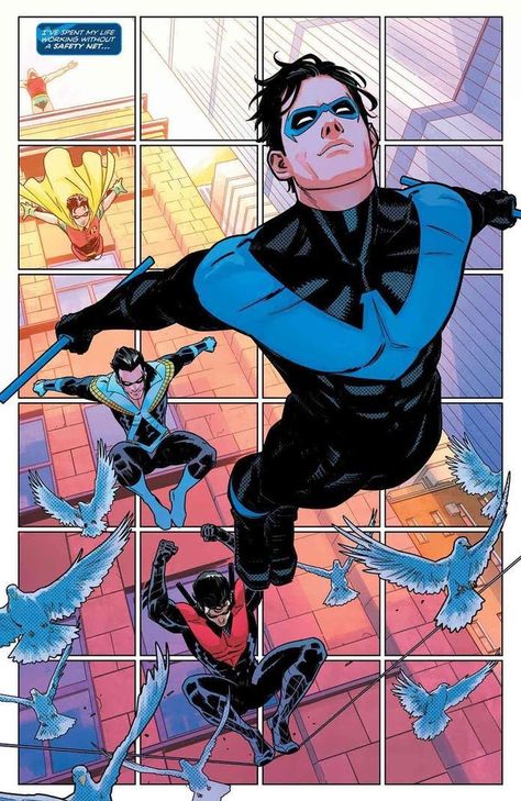 Bruno Redondo on Twitter: "This is all the preview of Nightwing #79 I’ll share. This Sunday is FOC. @fxstudiocolor @TomTaylorMade @jesswchen @Ben_Meares #WessAbbott… https://t.co/KInqQ3uM1l" Nightwing Art, Nightwing Wallpaper, Nightwing And Starfire, Frank Cho, Univers Dc, Arte Dc Comics, Dc Comics Artwork, Im Batman, Batman Family