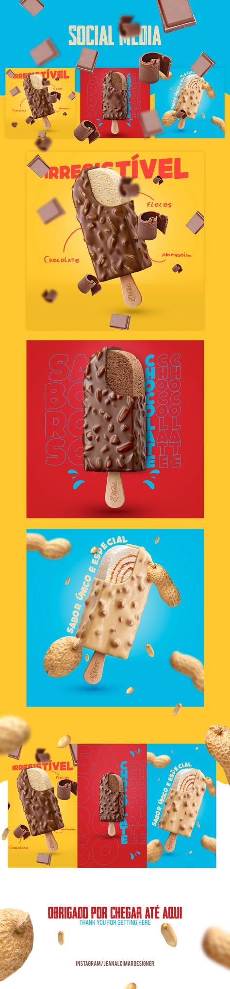 Ice Cream Ads Design, Ice Cream Social Media Design, Ice Cream Social Media Post, Ice Cream Creative Ads, Popsicle Brand, Ice Cream Advertisement, Ice Cream Ads, Doughnut Ideas, Drinks Ads