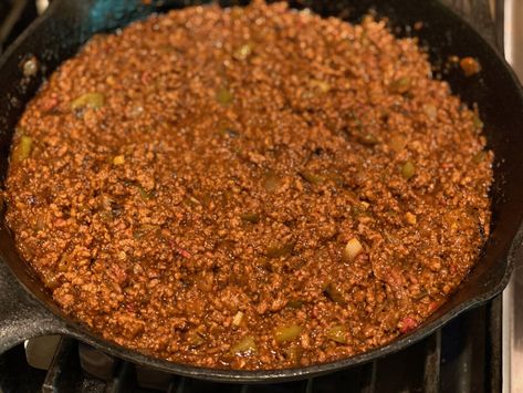 Smoked Sloppy Joes 9 Smoked Sloppy Joes, Smoked Sloppy Joe Recipe, Smoked Ground Beef, Smoked Hamburgers, Smoker Ideas, Philly Steak, Bbq Recipes Grill, Condensed Tomato Soup, Homemade Sloppy Joes