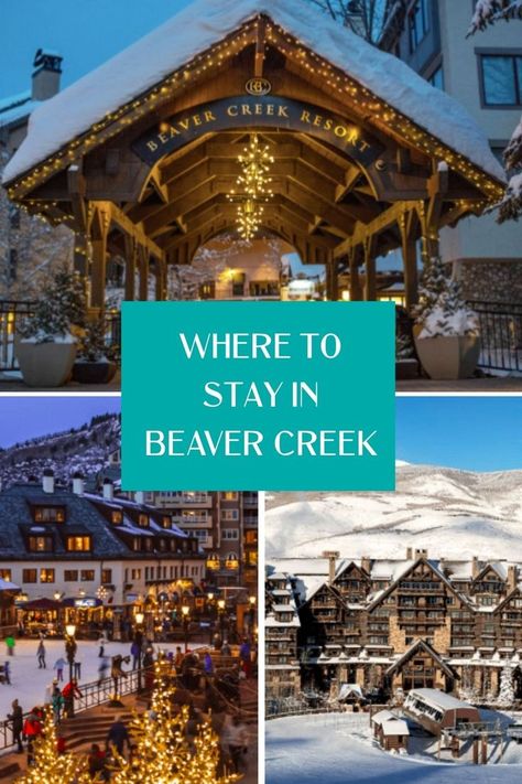 The best lodges and hotels in beaver creek, colorado for a ski weekend Beaver Creek Colorado Winter, Colorado Ski Trip, Cripple Creek Colorado, Ski Weekend, Colorado Christmas, Beaver Creek Colorado, Colorado Trip, Colorado Winter, Ski Vacation