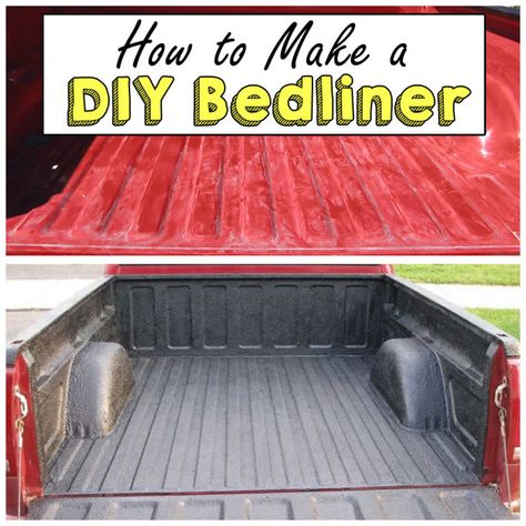 Truck Bed Liner Paint, Bed Liner Paint, Diy Truck Bedding, Camo Truck, Truck Bed Liner, Ford Girl, Painted Beds, Bed Liner, Trucking Life