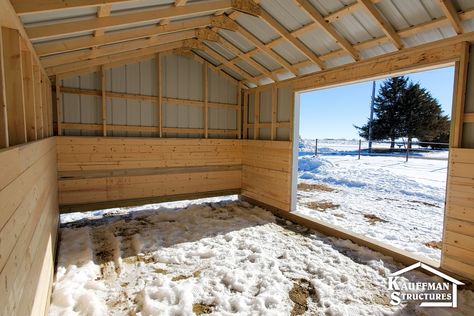 Horse Run In Shed, Horse Run In Shelter, Small Barn Ideas, Horse Stables Design, Horse Shed, Livestock Shelter, Horse Farm Ideas, Backyard Barn, Horse Barn Ideas Stables