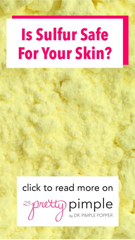 Remember smelly sulfur from science class?? 🔬😷🔍This chemical element is showing up in all sorts of skincare products, but is it safe to put on your face? 🤔🤔🤔 The answer may surprise you! #linkinbio 💙💛 Sulfur Soap Benefits, Sulfur Skincare, Sulfur Benefits, Sulphur Powder, Diy Skincare Products, Sulfur Soap, Essential Oils For Face, Mineral Wells, How To Make Cream