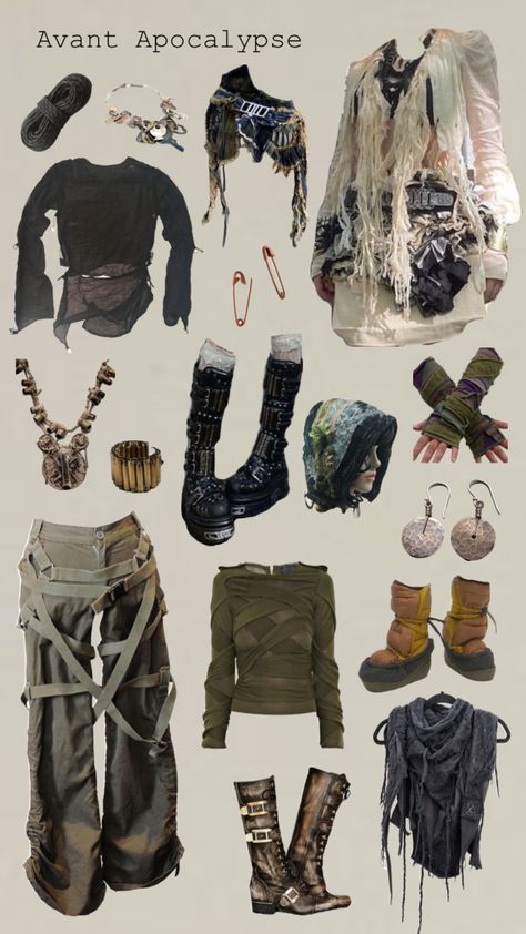 Zombie Outfit Aesthetic, Soft Decay Aesthetic Outfit, Zombie Apocalypse Zombies, Zombie Apocalypse Photoshoot, Apocalypse Core Aesthetic, Zombie Core Aesthetic Outfits, Scavenger Aesthetic Outfit, Post Apocalypse Outfit Aesthetic, Apocalypse Core Clothes