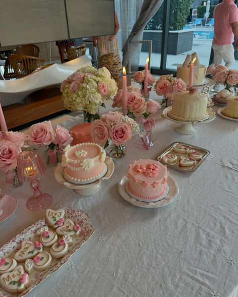 details from my @loveshackfancy themed bridal shower 🎀💘 . . . . Bridal shower inspo, bridal shower aesthetic, loveshackfancy party, coquette party, bride to be #bridalshowerideas #bridalshowerparty #loveshackfancy #coquetteparty #bridetobe #bridalshoweraesthetic #marieantoinetteparty #teapartyideas tea party ideas Birthday And Bridal Shower Party, Yea Party Bachelorette, Cute Bridal Shower Theme, Bridal Shower Themes Garden Party, Bride To Be Food Ideas, Bridal Shower Coquette, High Tea Themed Bridal Shower Ideas, Coquette Bridal Party, Wedding Shower Aesthetic