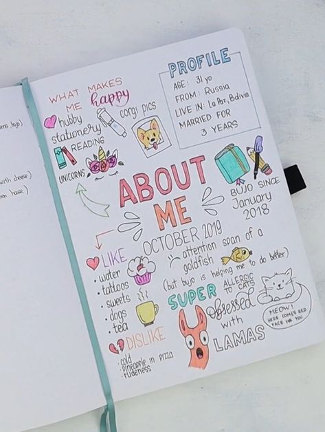 All about me bujo page Bujo All About Me Page, All About Me Notebook Ideas, What To Write On First Page Of Journal, Journal Ideas All About Me, My Diary Ideas First Page About Me, First Page Of Diary Ideas Name, Aesthetic About Me Page, Journal About Me Page Ideas, Journal All About Me Page