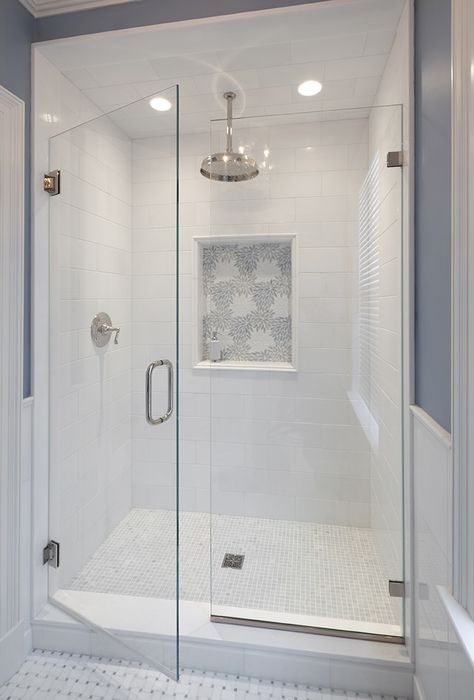 Makeover Kamar Mandi, Bathroom Shower Design, Bathroom Shower Tile, Bathroom Remodel Shower, Bathroom Remodel Designs, Bathroom Refresh, Bathroom Redo, Shower Remodel, Bath Remodel