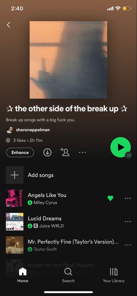 Spotify Playlist Names Break Up, Spotify Breakup Playlist Names, Break Up Playlist Names, Break Up Playlist Covers, Breakup Playlist Names, Break Up Playlist, Break Up Songs, Moving On From Him, Spotify Ideas