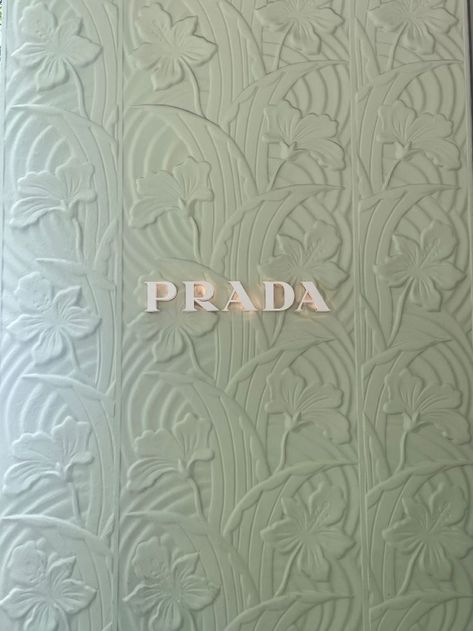 Prada Logo Aesthetic, Luxury Brands Aesthetic Wallpaper, Prada Poster, Ipad Lockscreen, Green Branding, Logo Aesthetic, Lily Wallpaper, Wall Signage, Green Pictures