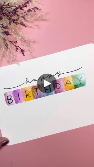 Wash Tape, Painting Cards, Watercolor Birthday Cards, Hand Lettering Art, Watercolor Birthday, Happy Holi, Watercolor Cards, Gift Cards, Happy Holidays