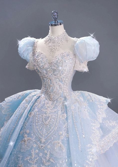 Ball Gowns, Royal Train, Blue Quince, Quinceanera Dresses Blue, Princess Ball Gowns, Blue Gown, Quinceanera Dresses, Princess Dress, Ball Gown