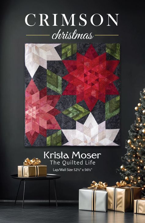 Crimson Christmas is Here!! Quilt Patterns Christmas, Christmas Quilt Patterns, Quilt Modernen, Long Arm Quilting Machine, Quilting Notions, Laundry Basket Quilts, Quilt Binding, Modern Quilt Patterns, Modern Quilt