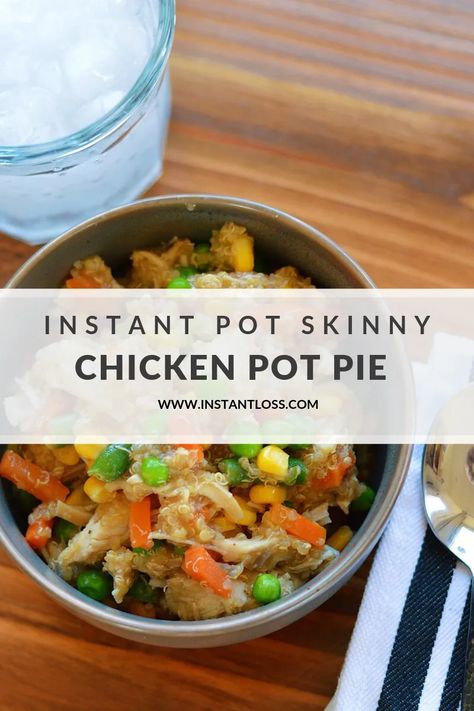 Crustless Chicken Pot Pie, Quinoa Burrito, Instant Loss, Burrito Bowls, Burrito Bowl, Instapot Recipes, Instant Pot Pressure Cooker, Chicken Pot, Chicken Pot Pie