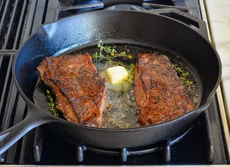 How To Cook Steak On The Stovetop Stove Top Steak, Cook Steak, Pan Seared Steak, Once Upon A Chef, Best Pans, Ny Strip, Beef Tenderloin, Pan Seared, How To Cook Steak