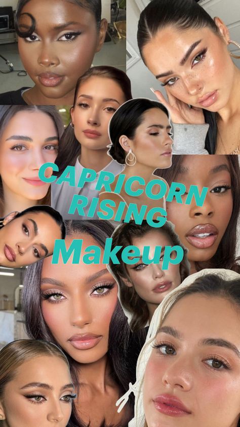 Venus In Capricorn, Venus In Virgo, Venus In Libra, Capricorn Aesthetic, Capricorn Rising, Makeup Charts, Capricorn Girl, Capricorn Love, Venus Fashion