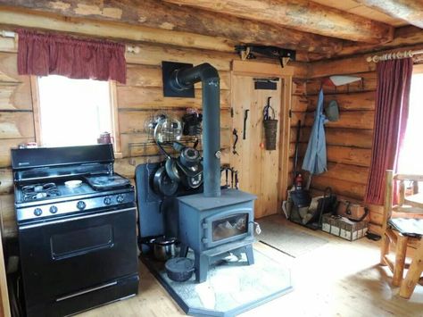 Rustic Log Cabin Living Homestead Home, Off Grid Kitchen, Alaska Homestead, Still Life Interior, Alaska Cabin, Ranch Cabin, Homestead House, Art Still Life, Outdoor Kitchen Appliances