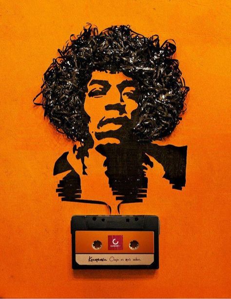 Cassette tape art Cassette Tape Art, Advertising Inspiration, 광고 디자인, Posters Design, Publicidad Creativa, Tape Art, Cotton Swab, Pop Rock, Creative Ads