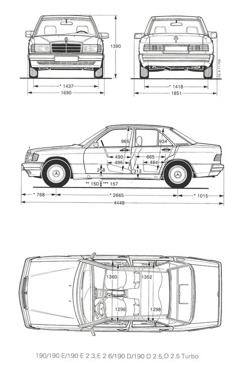 Mercedes Benz Germany, Mercedes W201, Mercedes Auto, Mercedes 190e, Mercedes W126, Benz 190e, Blueprint Drawing, Mercedes 300sl, Mercedes Benz 190e