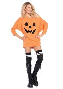 80s Themed Costumes, Trick Or Treat Pumpkin, Classic Halloween Costumes, Pumpkin Dress, Casual Halloween, Black Halloween Dress, Pumpkin Costume, Theme Halloween, Leg Avenue