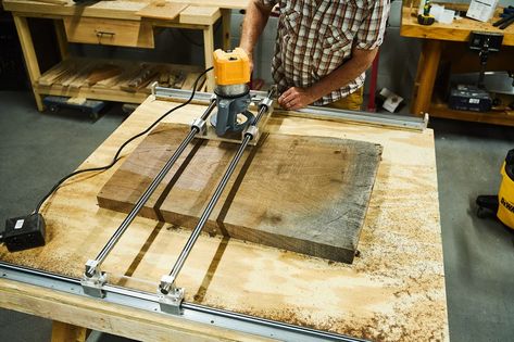 Router Flattening Sled, Diy Router Sled, Router Sled Plans, Router Sled, Diy Router, Router Jig, Outdoor Tv, Best Vacuum, Space Gift