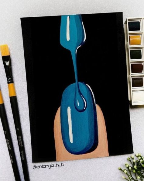 Nail Room Painting Ideas, Realistic Painting For Beginners, Dual Paintings, Painting Ideas Realism, Sketchpad Ideas, Realism Aesthetic, Painting On Canvas For Beginners, Modern Art Canvas Painting, Acrylic Painting Ideas