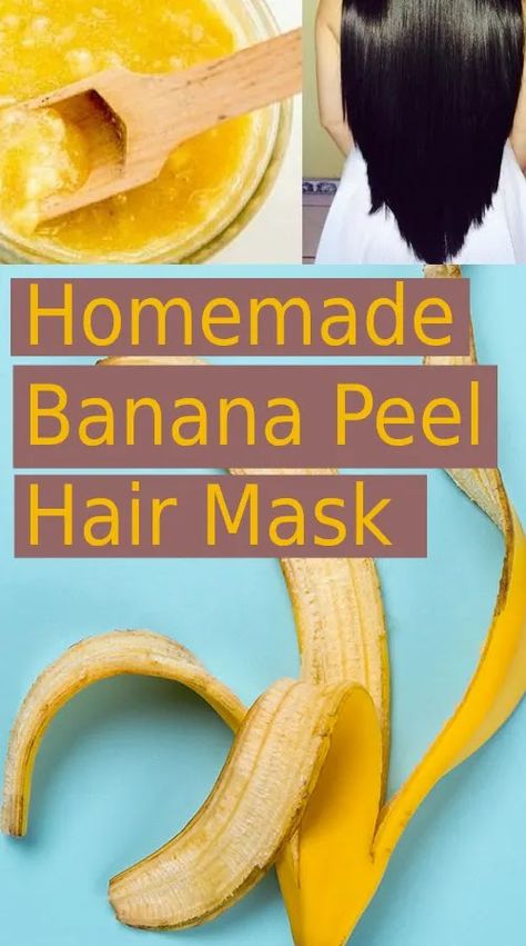 Homemade Banana Peel Hair Mask Jojoba Oil Hair Mask, Yogurt Hair Mask, Banana Mask, Egg Hair Mask, Banana Hair Mask, Egg For Hair, Hair Mask Recipe, Homemade Hair Mask, Stop Hair Breakage