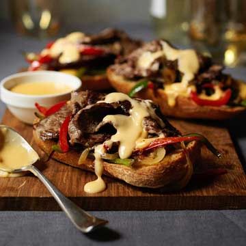 Philadelphia Cheese Steak Sandwich Philly Cheesesteak Sandwiches, Sautéed Peppers, Cheesesteak Sandwiches, Philly Cheese Steak Sandwich, Ellie Krieger, Steak Sandwiches, Cheesesteak Recipe, Cheese Steak Sandwich, Budget Friendly Dinner