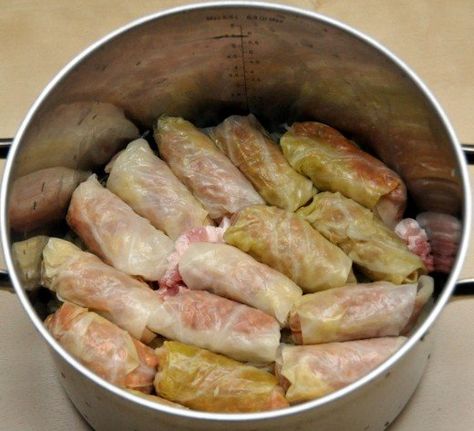 Stuffed Cabbage Rolls Recipe, Stuffed Cabbage Rolls, Eastern European Recipes, Cabbage Roll, Cabbage Rolls Recipe, Pickled Cabbage, Stuffed Cabbage, Cooked Cabbage, Global Food