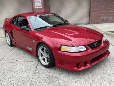 1999 Ford Mustang Saleen S-351 Coupe (#15, Laser Red, supercharged 5.8L V8, 6-speed manual) 1999 Ford Mustang, Recaro Seats, Cars Parking, Ford Mustang Saleen, Saleen Mustang, Car Restoration, Shelby Gt500, Ford Mustang Shelby, Mustang Cars