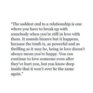 Breaking up with someone you love... Sad I Love You But We Can Never Be Together, How Do I Know If My Relationship Is Over, We Can Never Be Together Quotes, If You Love It Let It Go, You Love Him But You Need To Let Go, Did You Ever Really Love Me, I Have To Let Him Go Quotes, Why Cant I Let Go Of Him, I Love Him But I Have To Let Him Go