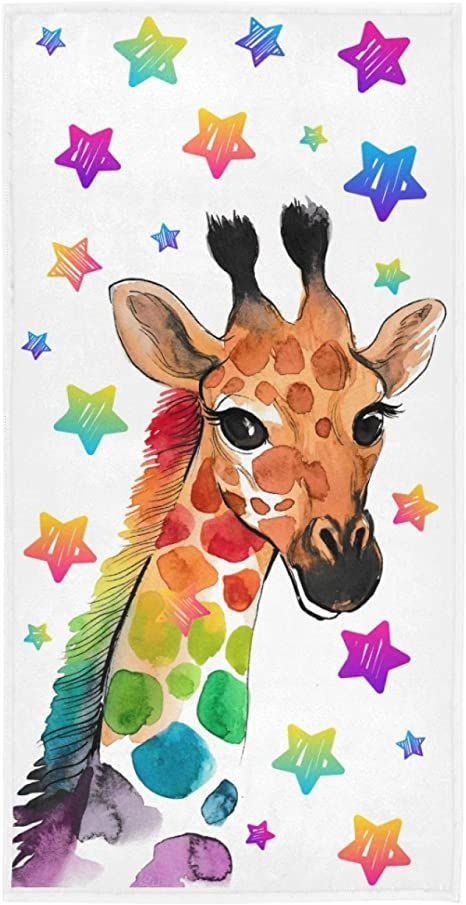 Aquarium Wallpaper, Birthday Giraffe, Rainbow Giraffe, Paper Art Drawing, Giraffe Crafts, Giraffe Colors, Colorful Animal Paintings, Giraffe Pictures, Giraffe Painting