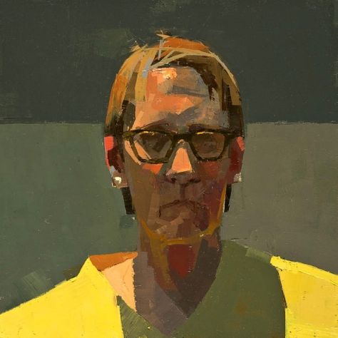 CATHERINE KEHOE : HEADS Contemporary Portrait, 인물 드로잉, Oil Portrait, Wearing Glasses, Paintings I Love, Abstract Portrait, Love Painting, Art Plastique, Figure Painting