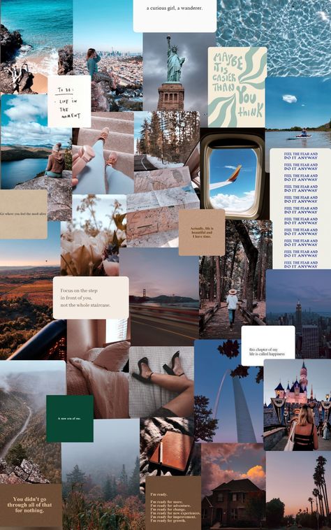 Luxury Travel Mood Board, Travel Mood Board Aesthetic, Travel Mood Board, Moodboard Travel, 2023 Moodboard, Travel Mood, Travel Motivation, Travel App, Personal Brand