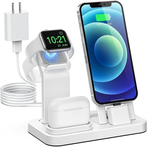 Charging Station Box, Iphone Charging Station, Apple Charging Station, Apple Watch Edition, Iphone Airpods, Apple Charger, Apple Watch Nike, Apple Watch Iphone, Apple Watch Sport