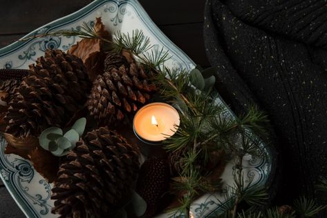 How to give your home that winter feel Pine Cone Aesthetic, Diy Scented Pinecones, Cone Aesthetic, Diy Kissing Ball, Scented Pine Cones, Holiday Smells, Granny Christmas, Scented Pinecones, Pinecone Crafts Christmas