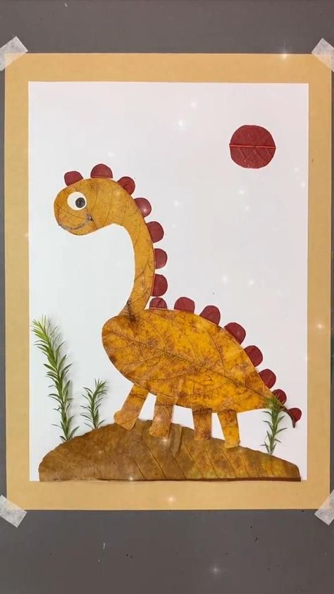 Autumn Art Ideas For Kids, Autumn Art Ideas, Art Ideas For Kids, Toddler Art Projects, Hand Crafts For Kids, Animal Crafts For Kids, Leaf Crafts, Home Diy Ideas, Diy Crafts For Kids Easy