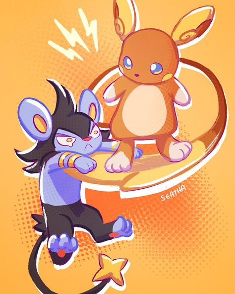 Luxio Pokemon Art, Luxio Pokemon, Alolan Raichu, Pokemon Chart, Best Pokemon Ever, Pokemon Fanart, Pokemon Stuff, All Pokemon, Cool Pokemon