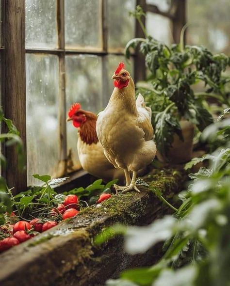 Farm Astethic, Farm Animals Aesthetic, Hobby Farm Aesthetic, Rustic Greenhouses, Carrot Farm, Pecking Order, Backyard Farm, Urban Chickens, Nature And Animals