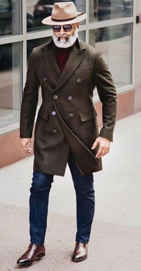 Stil Masculin, Mode Mantel, Mode Costume, Vintage Man, Stylish Men Casual, Herren Outfit, Fashion Suits For Men, Mens Fashion Classy, Mode Masculine