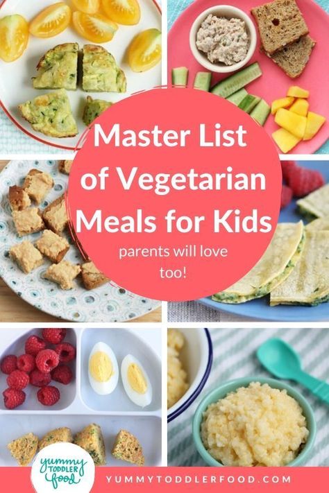 Vegetarian Meals, Meals For Kids, Vegetarian Dinner Recipes, Vegetarian Meals For Kids, More Veggies, Master List, Easy Meals For Kids, Colorful Salads, Vegetarian Dinner